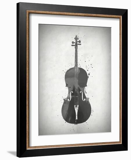 Black and White Violin-Dan Sproul-Framed Art Print