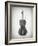 Black and White Violin-Dan Sproul-Framed Art Print