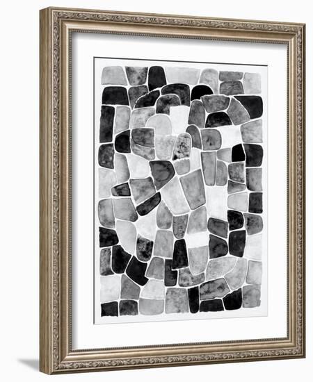 Black and White Walkways I-Nikki Galapon-Framed Art Print