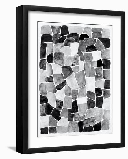 Black and White Walkways I-Nikki Galapon-Framed Art Print