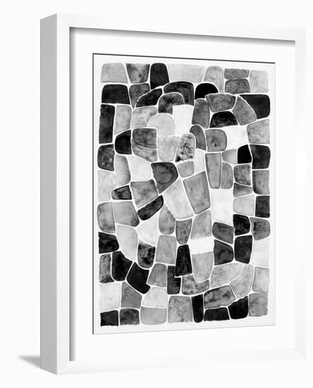 Black and White Walkways I-Nikki Galapon-Framed Art Print