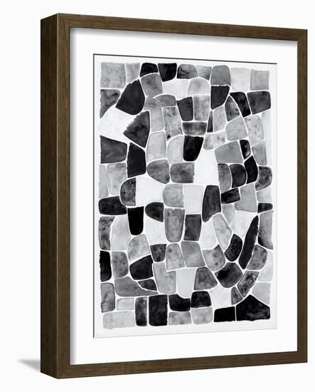 Black and White Walkways II-Nikki Galapon-Framed Art Print