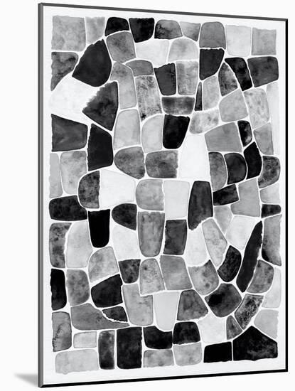 Black and White Walkways II-Nikki Galapon-Mounted Art Print