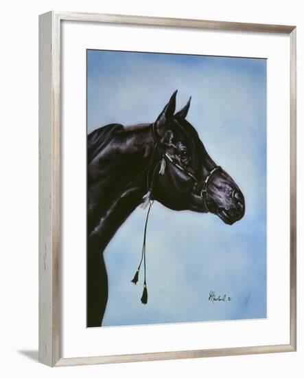 Black Arabian-Jenny Newland-Framed Giclee Print