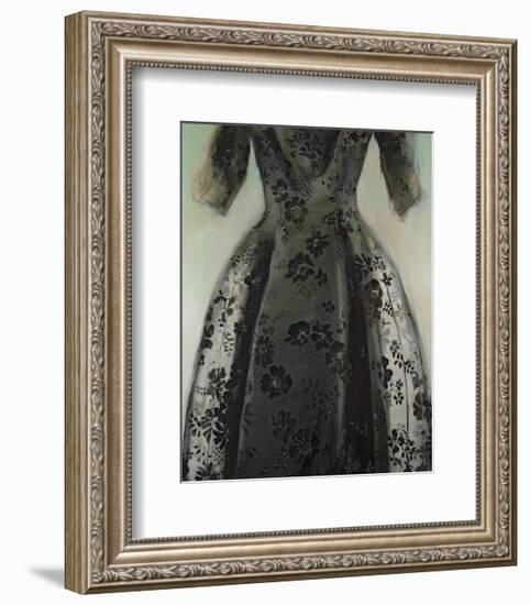 Black Balenciaga Dress-Richard Nott-Framed Art Print