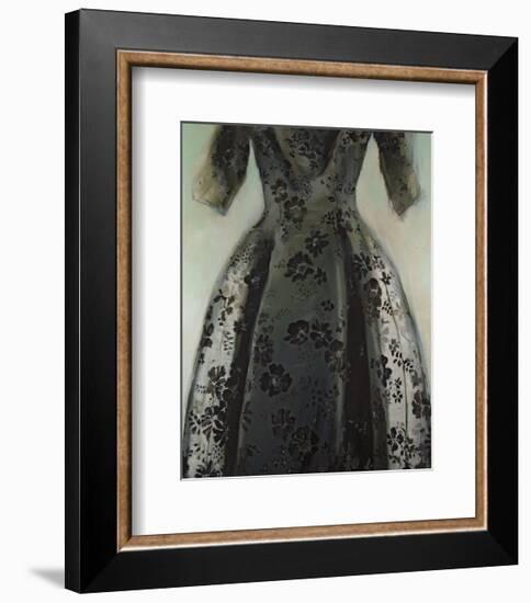 Black Balenciaga Dress-Richard Nott-Framed Art Print
