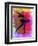 Black Ballerina Watercolor-Irina March-Framed Art Print