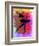 Black Ballerina Watercolor-Irina March-Framed Premium Giclee Print