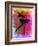 Black Ballerina Watercolor-Irina March-Framed Art Print