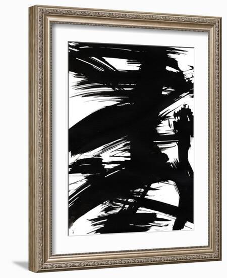 Black Bamboo I-Jodi Fuchs-Framed Art Print