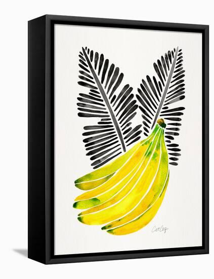 Black Bananas-Cat Coquillette-Framed Premier Image Canvas