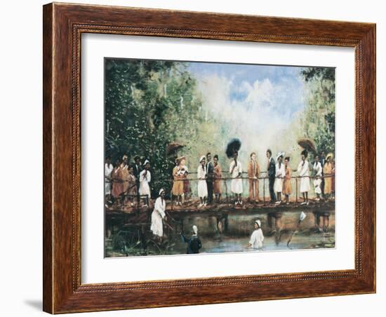 Black Baptism-unknown unknown-Framed Art Print