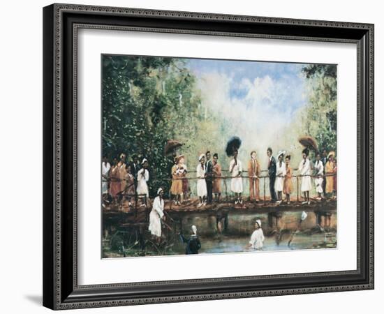 Black Baptism-unknown unknown-Framed Art Print