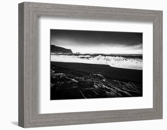 Black Beach-Philippe Sainte-Laudy-Framed Photographic Print