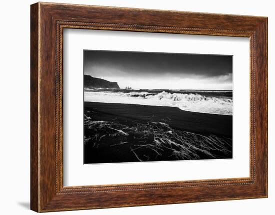 Black Beach-Philippe Sainte-Laudy-Framed Photographic Print