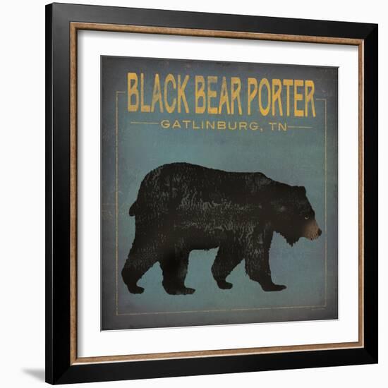 Black Bear Porter-Ryan Fowler-Framed Art Print