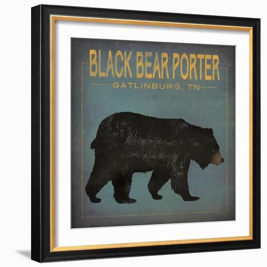 Black Bear Porter-Ryan Fowler-Framed Art Print
