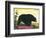 Black Bear-null-Framed Art Print