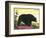 Black Bear-null-Framed Art Print