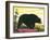 Black Bear-null-Framed Art Print