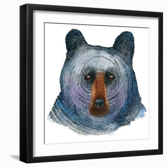 Black Bear-Jeannine Saylor-Framed Art Print