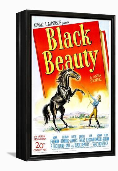 Black Beauty, Mona Freeman, 1946-null-Framed Stretched Canvas