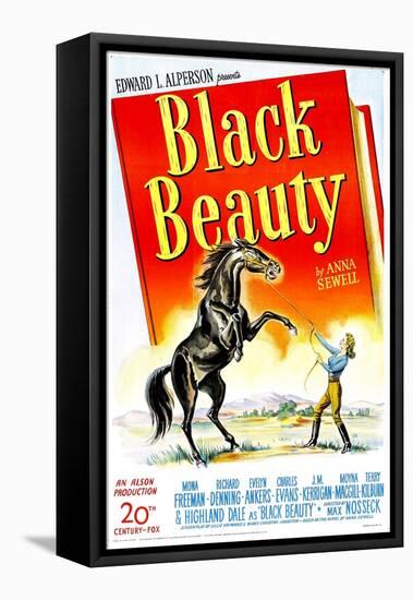 Black Beauty, Mona Freeman, 1946-null-Framed Stretched Canvas