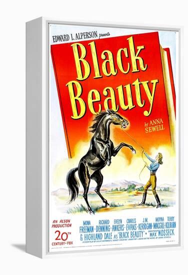 Black Beauty, Mona Freeman, 1946-null-Framed Stretched Canvas