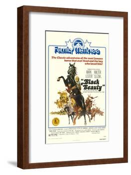 Black Beauty-null-Framed Art Print