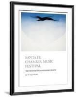 Black Bird-Georgia O'Keeffe-Framed Art Print