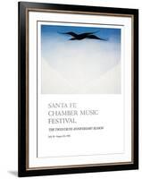Black Bird-Georgia O'Keeffe-Framed Art Print