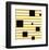 Black Block on Stripe-Dan Bleier-Framed Art Print