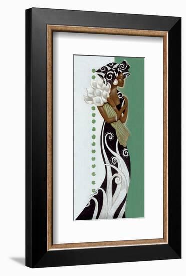 Black Blossom-Joadoor-Framed Art Print