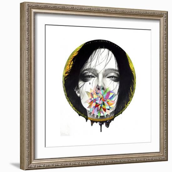 Black Blossom-Minjae-Framed Giclee Print