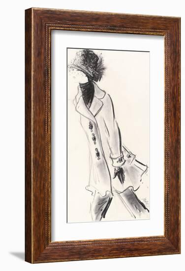 Black Brocade-Jane Hartley-Framed Giclee Print