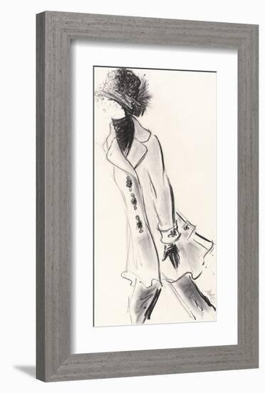 Black Brocade-Jane Hartley-Framed Giclee Print