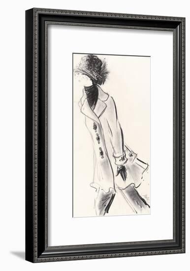 Black Brocade-Jane Hartley-Framed Giclee Print
