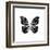 Black Butterfly-Lisa Kroll-Framed Art Print