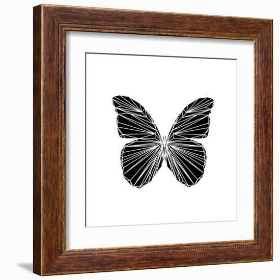 Black Butterfly-Lisa Kroll-Framed Art Print