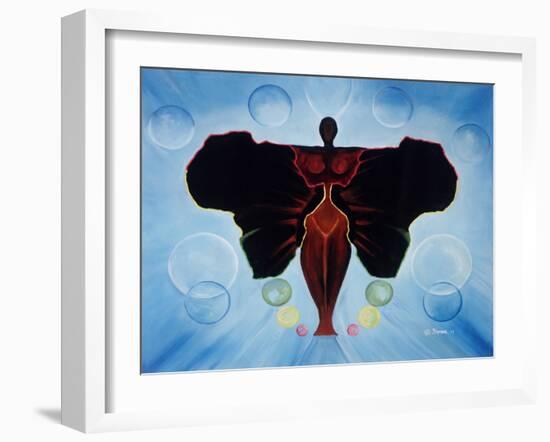 Black Butterfly-Ikahl Beckford-Framed Giclee Print