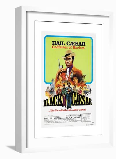 Black Caesar, Fred  Williamson, 1973-null-Framed Premium Giclee Print