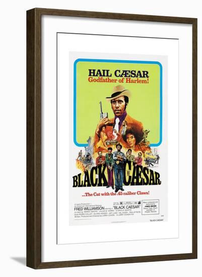 Black Caesar, Fred  Williamson, 1973-null-Framed Art Print