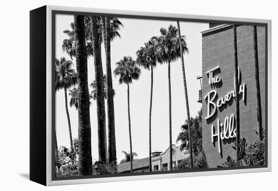 Black California Series - The Beverly Hills Hotel-Philippe Hugonnard-Framed Premier Image Canvas