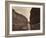 Black Cañon, Colorado River, Looking Below, Near Camp 7, 1871-Timothy O'Sullivan-Framed Photographic Print