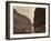 Black Cañon, Colorado River, Looking Below, Near Camp 7, 1871-Timothy O'Sullivan-Framed Photographic Print