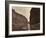 Black Cañon, Colorado River, Looking Below, Near Camp 7, 1871-Timothy O'Sullivan-Framed Photographic Print