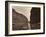 Black Cañon, Colorado River, Looking Below, Near Camp 7, 1871-Timothy O'Sullivan-Framed Photographic Print