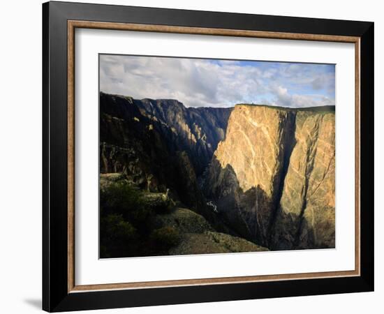 Black Canyon of the Gunnison National Monument on the Gunnison River From Near East Portal, CO-Bernard Friel-Framed Photographic Print