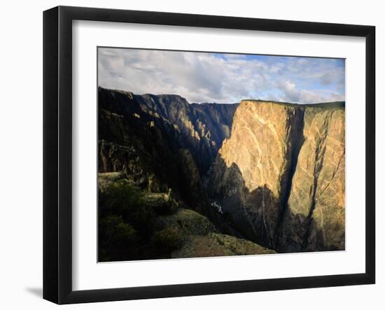 Black Canyon of the Gunnison National Monument on the Gunnison River From Near East Portal, CO-Bernard Friel-Framed Photographic Print