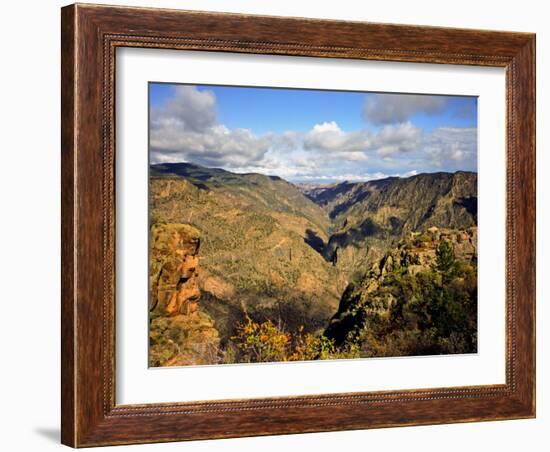 Black Canyon of the Gunnison National Monument on the Gunnison River From Near East Portal, CO-Bernard Friel-Framed Photographic Print